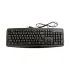 Rapoo NK2600 Spill-Resistant USB Black Wired Keyboard with Bangla
